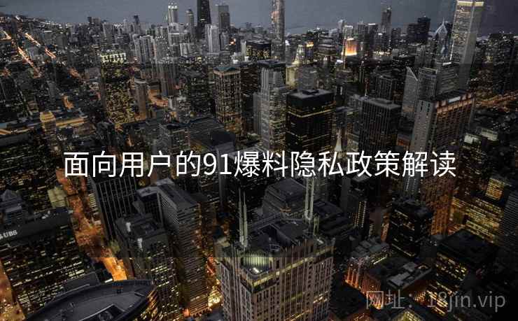 面向用户的91爆料隐私政策解读